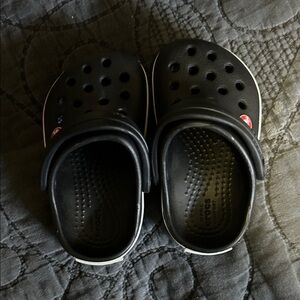 CROCS Kids Black Slip-On Sandals